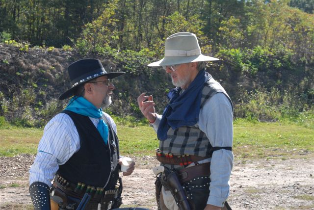 Turquoise Bill and One-Ear Pete.